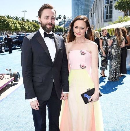 Alexis Bledel with her husband Vincent Kartheiser.